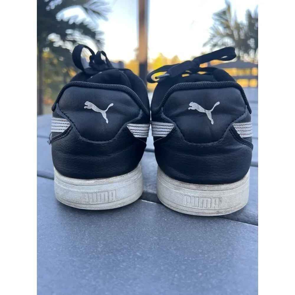 Puma Caven Men Black White Shoes Size 9